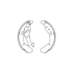 KBS-8904 KAVO PARTS Комплект гальмівних колодок