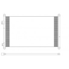 5211-9817 SAKURA Automotive Конденсатор кондиціонера