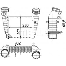 CI 346 000S MAHLE Интеркулер