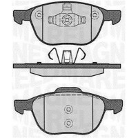 363916060244 MAGNETI MARELLI Комплект гальмівних колодок дисковий гальм