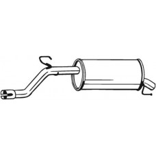 185-687 BOSAL Глушник вихлопних газів кінцевий