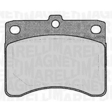 363916060815 MAGNETI MARELLI КомплеК т гальмівних колодок, дискове гальмо