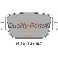 704-14073 IAP QUALITY PARTS Комплект гальмівних колодок дисковий гальм