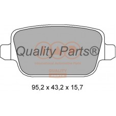 704-14073 IAP QUALITY PARTS Комплект гальмівних колодок дисковий гальм