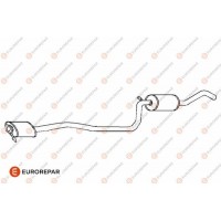E12899P EUROREPAR Предглушник вихлопних газів
