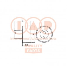 127-13045 IAP QUALITY PARTS Натяжний ролик ремінь ГРМ