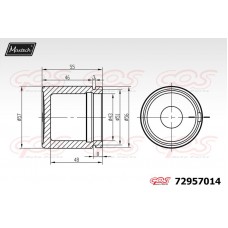 72957014 MAXTECH Поршень корпус скоби гальма