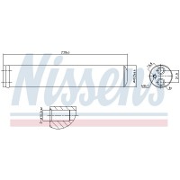 95801 NISSENS Осушувач кондиціонера