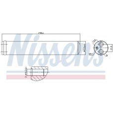 95801 NISSENS Осушувач кондиціонера