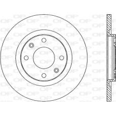BDA1717.10 OPEN PARTS Гальмівний диск