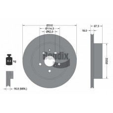BDS1768 BENDIX Braking Гальмівний диск