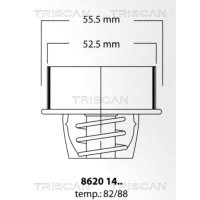 8620 1482 TRISCAN Термостат охолоджувальна рідина