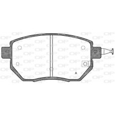 BPA0985.02 OPEN PARTS Комплект гальмівних колодок дисковий гальм
