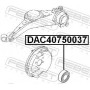 DAC40750037 FEBEST Підшипник ступиці колеса