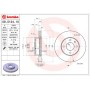 09.5134.10 BREMBO Гальмівний диск