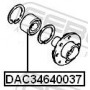 DAC34640037 FEBEST Підшипник ступиці колеса