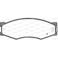 BPA0184.02 OPEN PARTS Комплект гальмівних колодок дисковий гальм