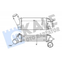 350845 KALE OTO RADYATÖR Интеркулер