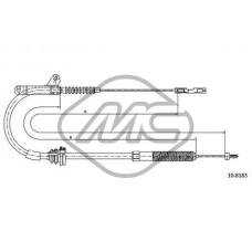 83569 Metalcaucho Тросик, cтояночный тормоз