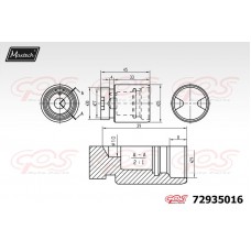 72935016 MAXTECH Поршень корпус скоби гальма