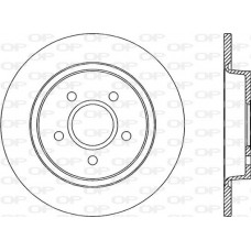 BDA2030.10 OPEN PARTS Гальмівний диск