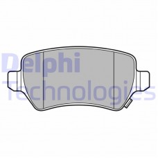 LP3615 DELPHI КомплеК т гальмівних колодок, дискове гальмо