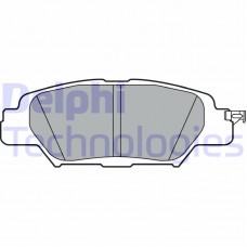 LP3394 DELPHI Комплект гальмівних колодок дисковий гальм