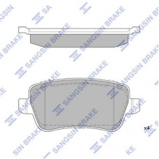 SP4184 Hi-Q КомплеК т гальмівних колодок, дискове гальмо