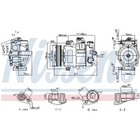 890757 NISSENS Компресор кондиціонера