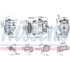 890757 NISSENS Компресор кондиціонера