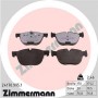 24170.995.1 ZIMMERMANN Комплект гальмівних колодок дисковий гальм