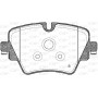 BPA1625.08 OPEN PARTS Комплект гальмівних колодок дисковий гальм