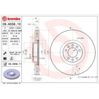 09.A558.10 BREMBO Гальмівний диск