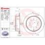 09.A967.10 BREMBO Гальмівний диск