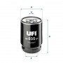 24.035.01 UFI Паливний фільтр