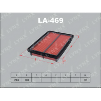 LA-469 LYNXauto Повітряний фільтр