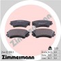 24412.190.1 ZIMMERMANN Комплект гальмівних колодок дисковий гальм