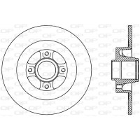 BDR2427.10 OPEN PARTS Гальмівний диск