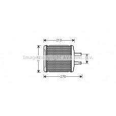 DWA6088 AVA QUALITY COOLING Теплообмінник обігрів салону
