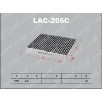 LAC-206C LYNXauto Фільтр повітря у внутрішньому просторі