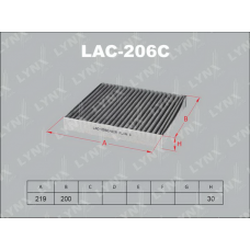 LAC-206C LYNXauto Фільтр повітря у внутрішньому просторі