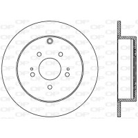 BDR2404.10 OPEN PARTS Гальмівний диск