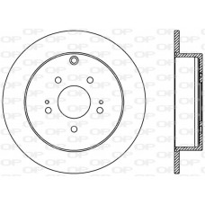 BDR2404.10 OPEN PARTS Гальмівний диск