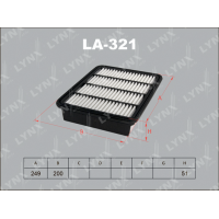Повітряний фільтр LYNXauto LA-321