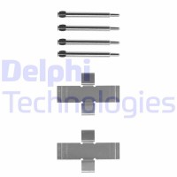 LX0006 DELPHI Комплектуючі колодки дискового гальма