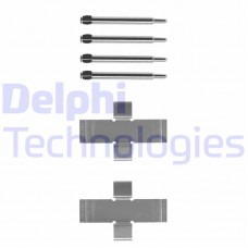 LX0006 DELPHI Комплектуючі колодки дискового гальма