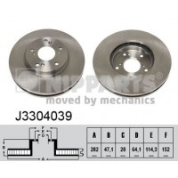 J3304039 NIPPARTS Гальмівний диск