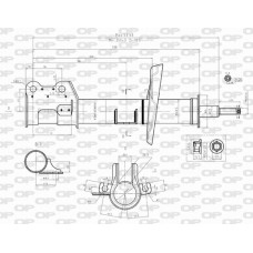 SAB8502.31 OPEN PARTS Амортизатор