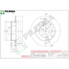 5339 PILENGA Гальмівний диск