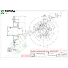5504 PILENGA Гальмівний диск